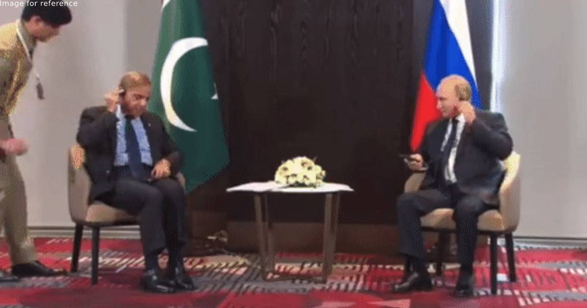 Pak PM Shehbaz becomes laughing stock as he struggles with headphones during bilateral meeting with Putin